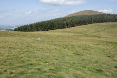 One large and two smaller square bank and ditch enclosures on the plateau on the English side above the Halterburn Valley, probably for managing cattle or sheep.