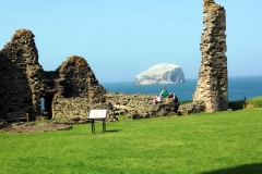 Tantallon Castle and Bass Rock