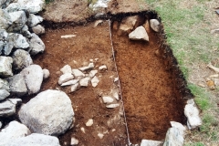 TRIAL TRENCH IN NORSE HOUSE DUDDON VALLEY